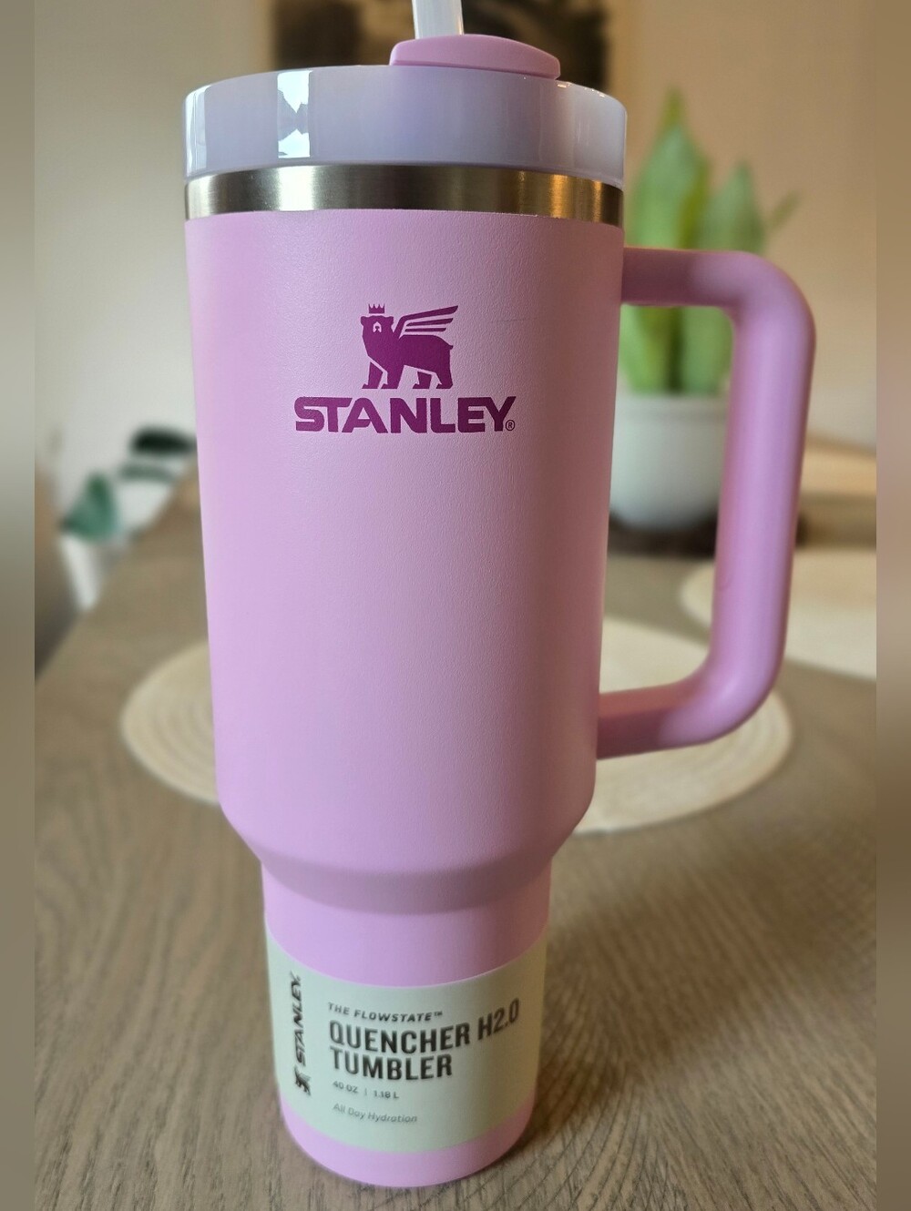 Stanley H2.0 Pink Cherry Blossom 40 oz Tumbler